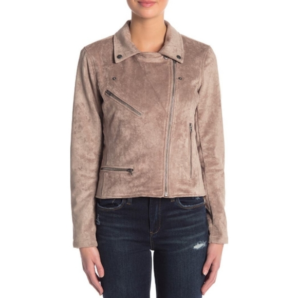 [NEW] BLANK NYC Faux Suede Moto Jacket - Picture 4 of 8